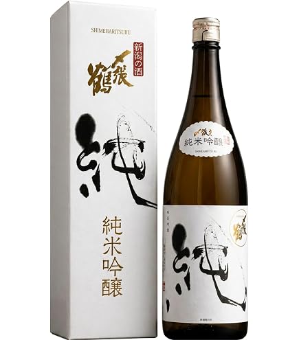 Amazon.co.jp: 〆張鶴 純 純米吟醸 15度 1800ml(宮尾酒造)(新潟